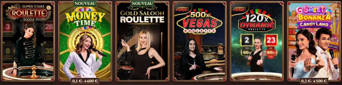 CrazyTower casino en direct
