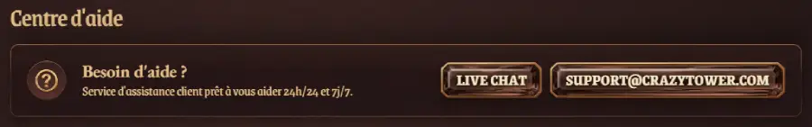 CrazyTower Casino Service client