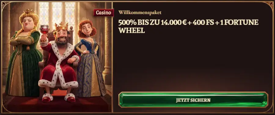 CrazyTower Casino Willkommenspaket